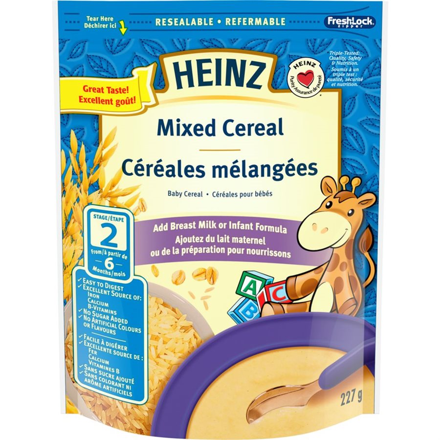 HEINZ MIXED CEREAL NO MILK 227G