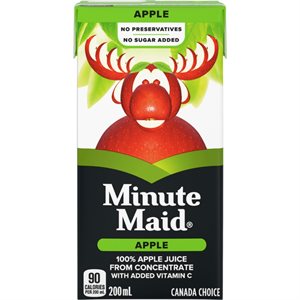 MINUTE MAID APPLE JUICE 100% 200.000ML