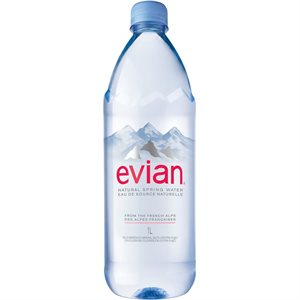 EVIAN NATURAL SPRING WATER 1.000LT