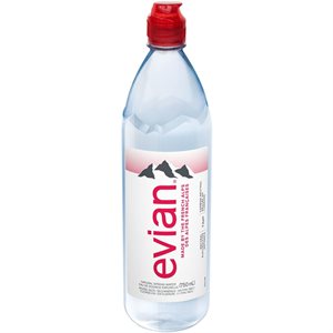 EVIAN NATURAL SPRING WATER 750ML