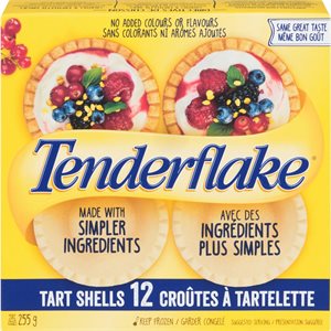 TENDERFLAKE TART SHELL 3INCH 255.000G