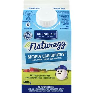 NATUREGG SIMPLY EGG WHITES, C1 500.000ML