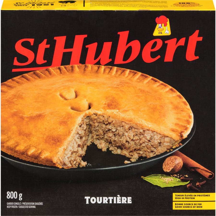STHUBERT FROZEN TOURTIERE 800G