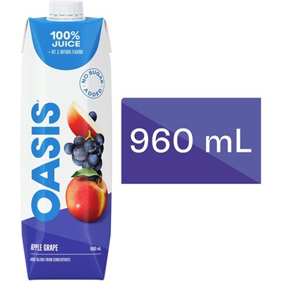 OASIS JUICE APPLE GRAPE 960.000ML