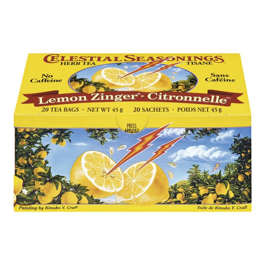 CELEST TEA LEMON ZINGER 20'S 20EA