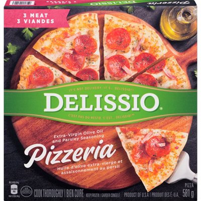 DELISSIO PIZZERIA 3MEAT 581G