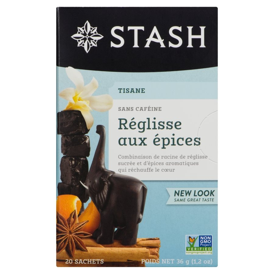 STASH TEA LICORICE SPICE 20EA
