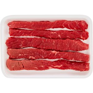 BEEF STRIP INSIDE ROUND 1KG 1VW