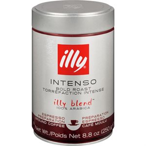 ILLY FINE GRIND DARK ROAST 250G