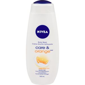 NIVEA BODY WASH CARE & ORANGE 500.000ML